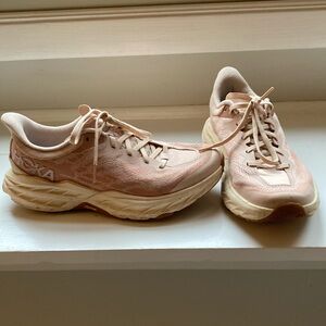 Hoka speed goat 5 Sz 8.5 Cream/Sandstone